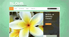 Desktop Screenshot of alohadrycleaner.com